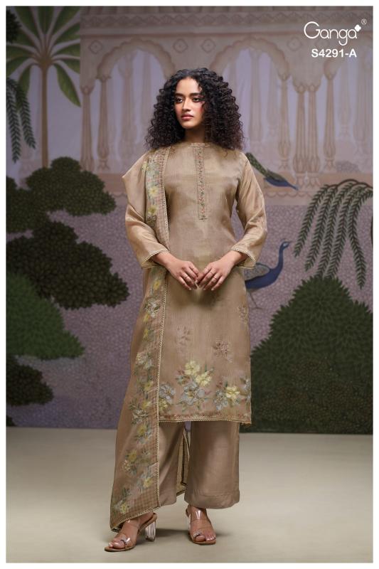 Ganga clarae 4291 wholesale dress material in dindigul